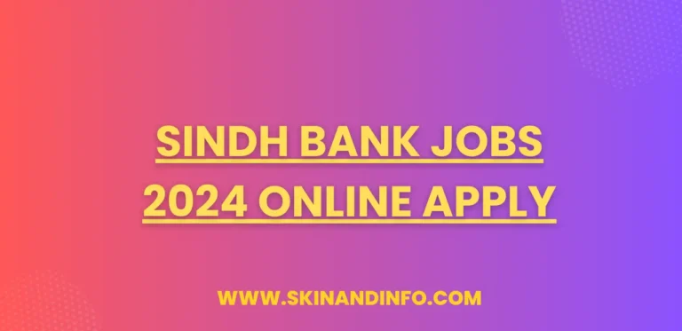 Sindh Bank Jobs 2024 Online Apply