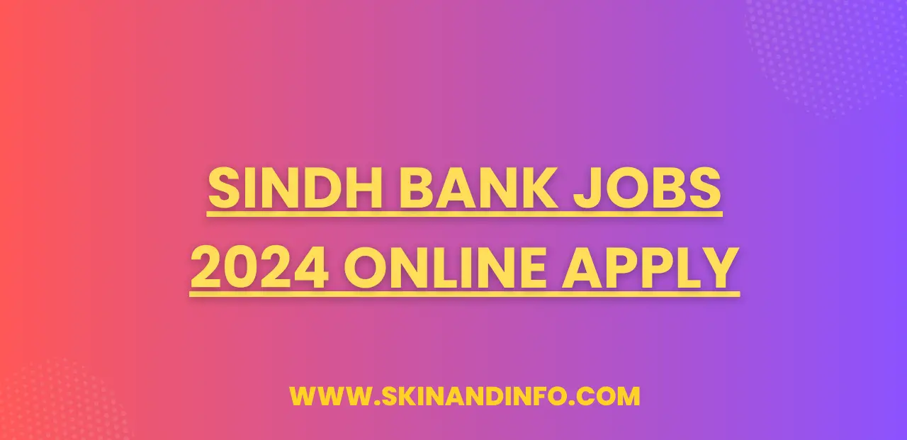 Sindh Bank Jobs 2024 Online Apply