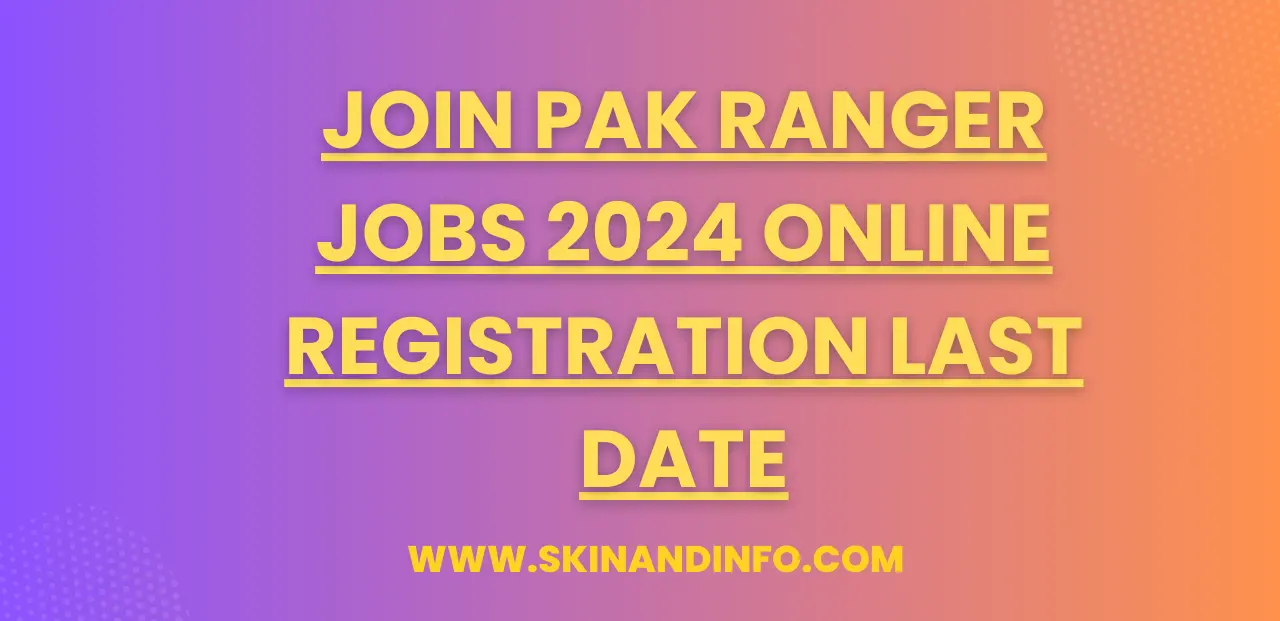 Join Pak Ranger Jobs 2024 Online Registration Last Date