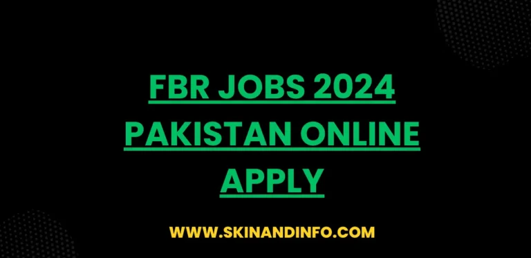 FBR Jobs 2024 Pakistan Online Apply