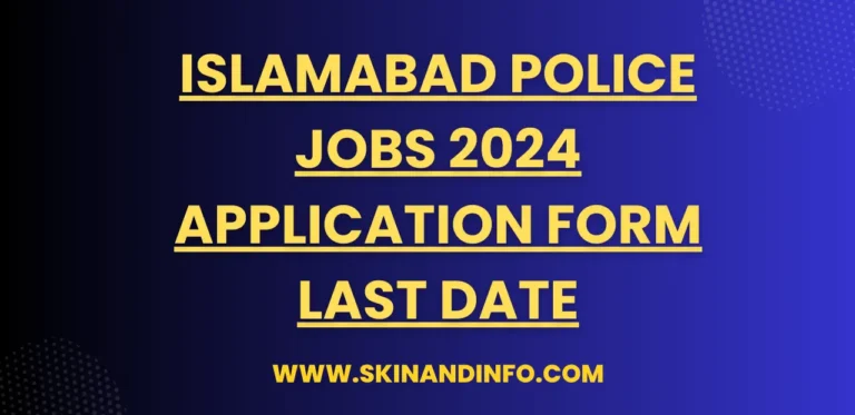 Islamabad Police Jobs 2024 Application Form Last Date