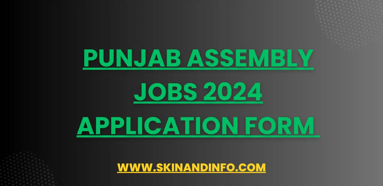 Punjab Assembly Jobs 2024 Application Form