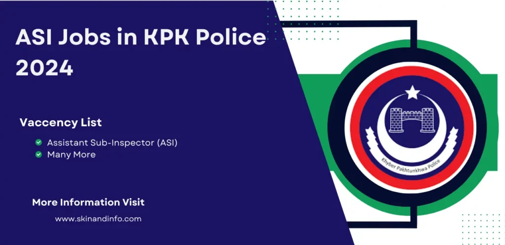 ASI Jobs in KPK Police 2024 Advertisment Online Apply