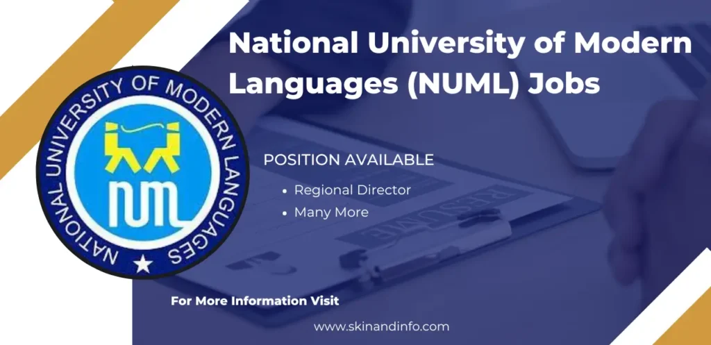 National University of Modern Languages (NUML) Jobs 2025 Apply Online